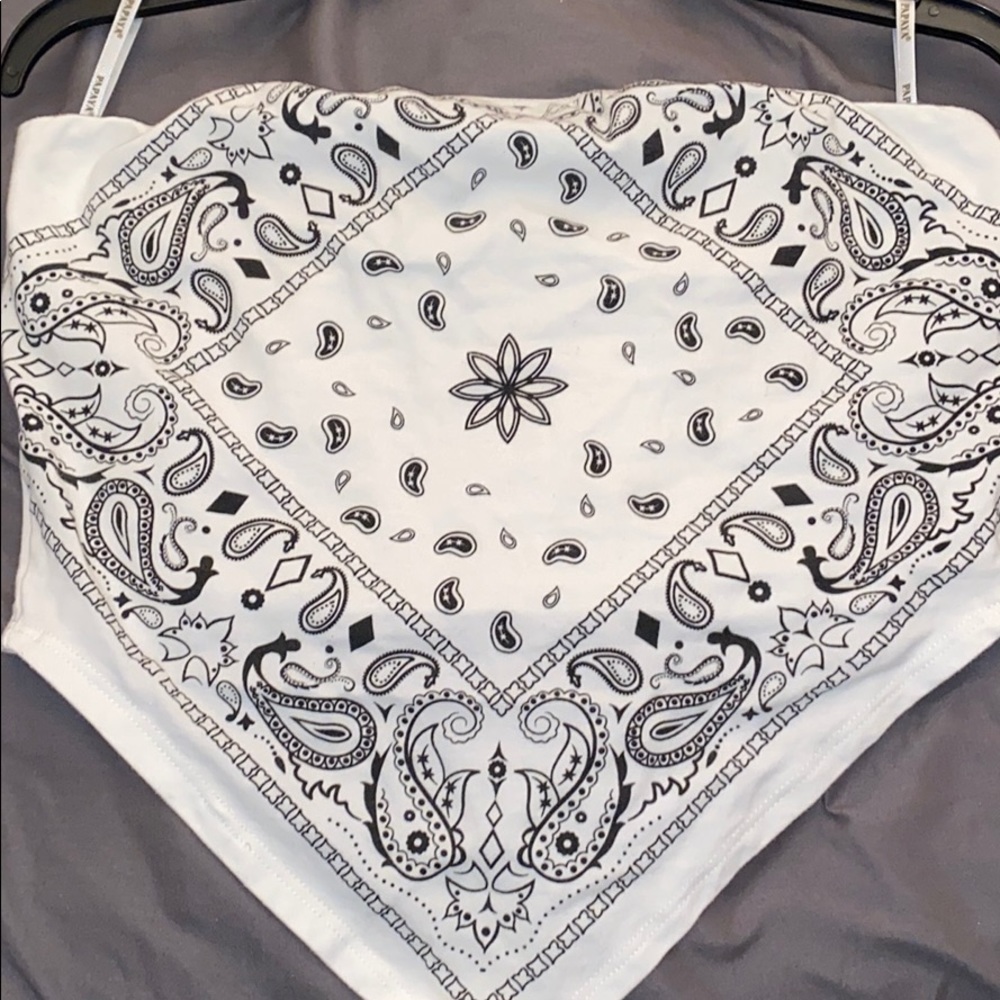 Bandana tube top